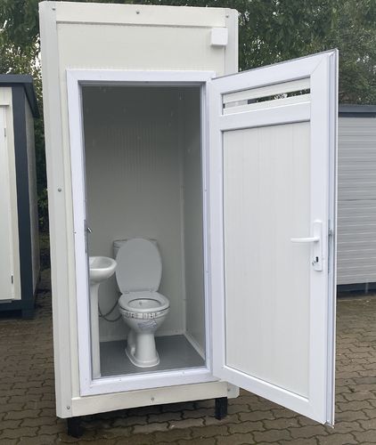 Sanitärcontainer mit WC - 1,20 x 1,15m