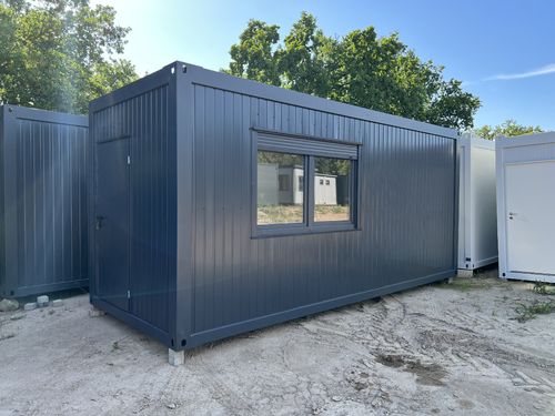 Wohncontainer mit Küchenzeile, WC und Dusche 6,00 x 2,43m